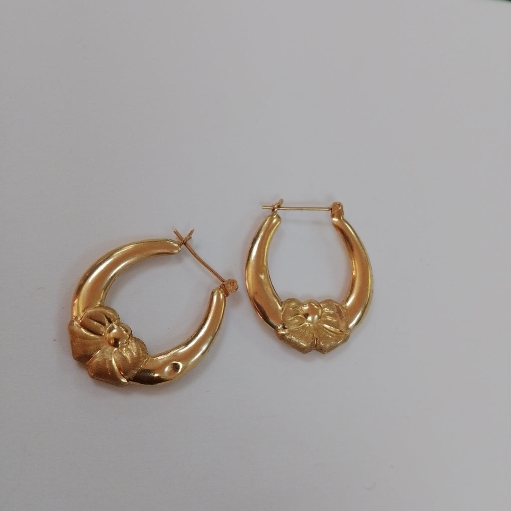 ARRACADAS PAR ORO 14 K 2,90 GRMS (SEMINUEVO)