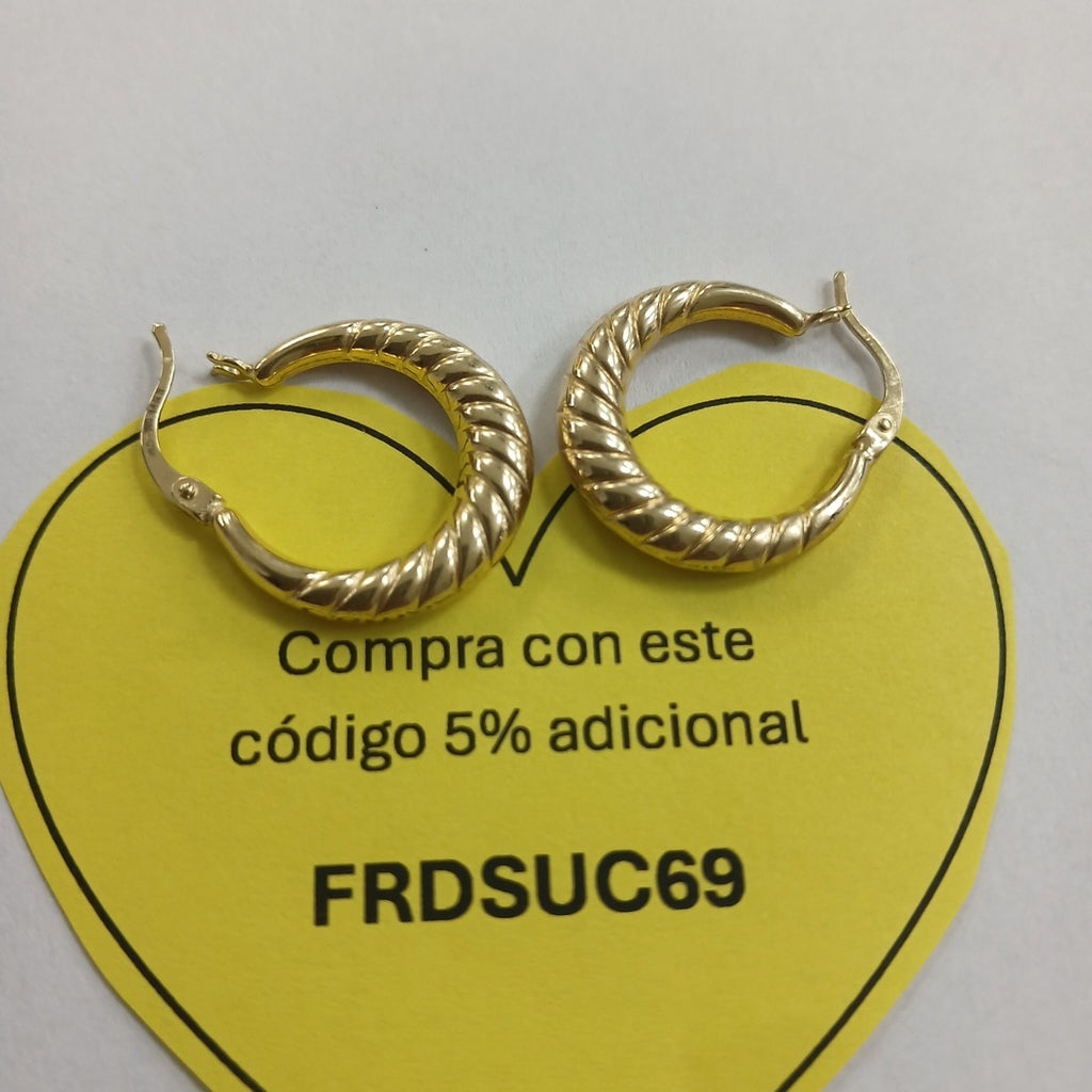 ARRACADAS ORO 14K 1.8 (NUEVO)