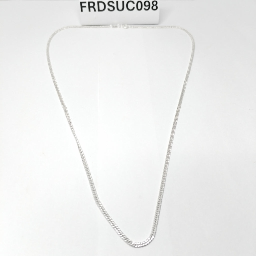 CADENA BARBADA PLATA .925 50 CM 4.12 GR (NUEVO)