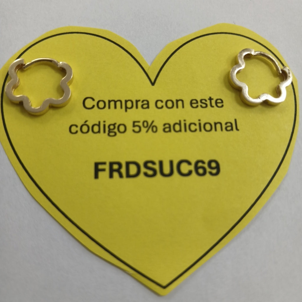 HUGGIES ORO 14K 1.4 (NUEVO)