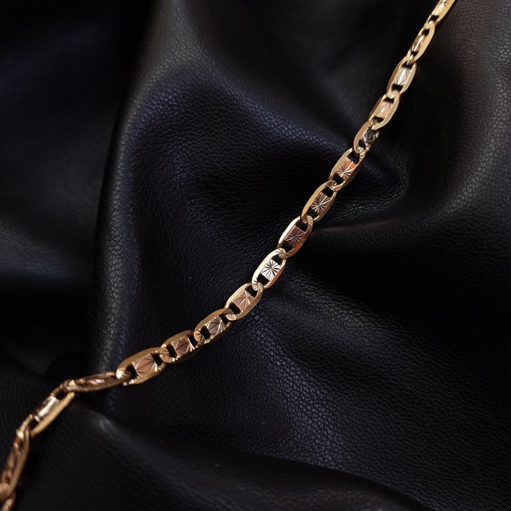 PULSERA ORO COMBINADO 10 K 5,90 GRMS (SEMINUEVO)