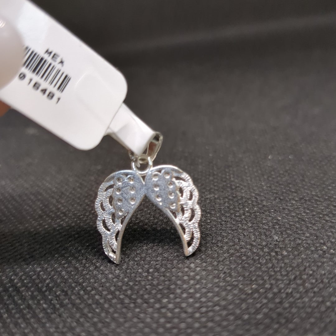 DIJE ALAS C/CIRCONIAS PLATA .925 2.3 GR (NUEVO)