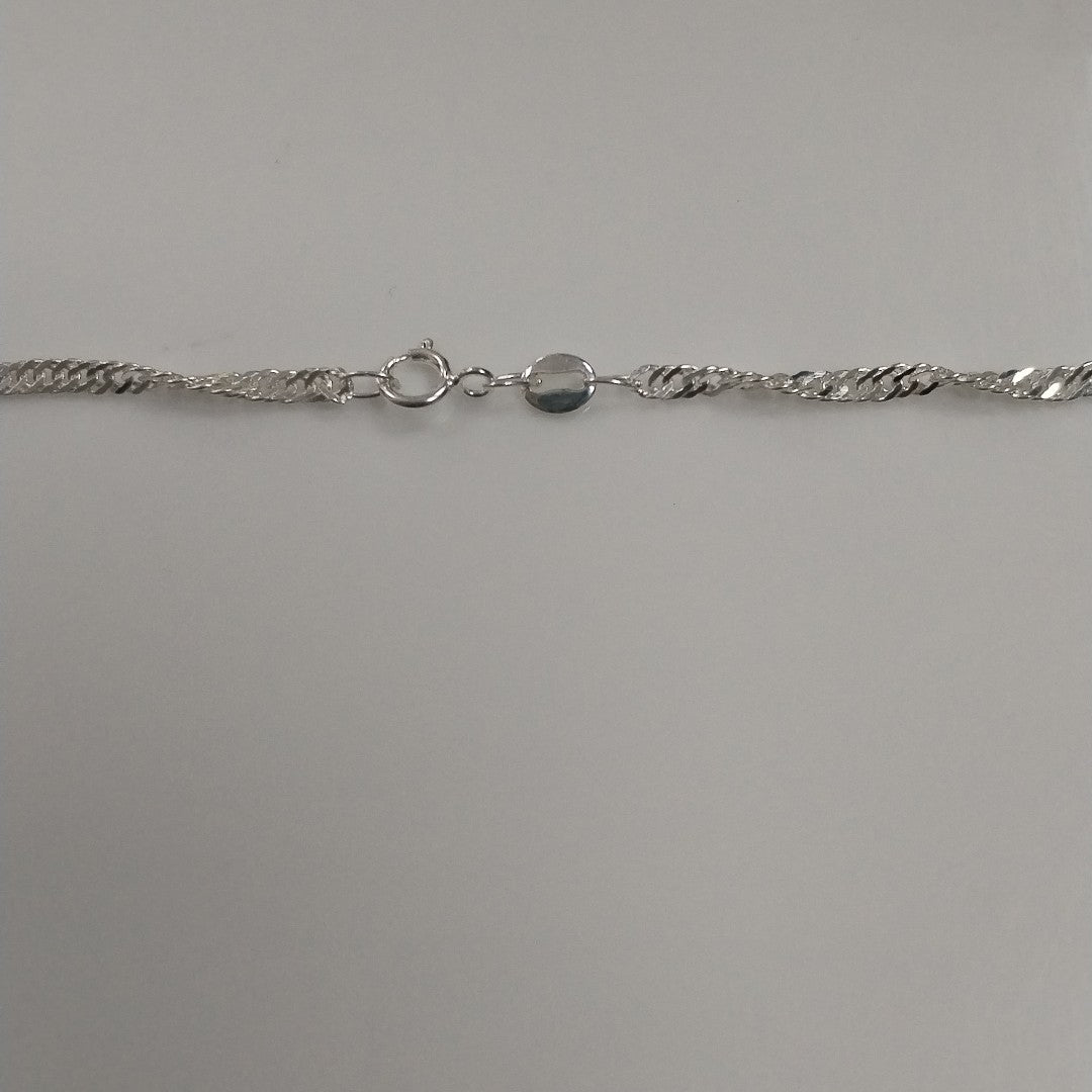 CADENA MEDIO TZL PLATA .925 55 CM 4.12 GR (NUEVO)