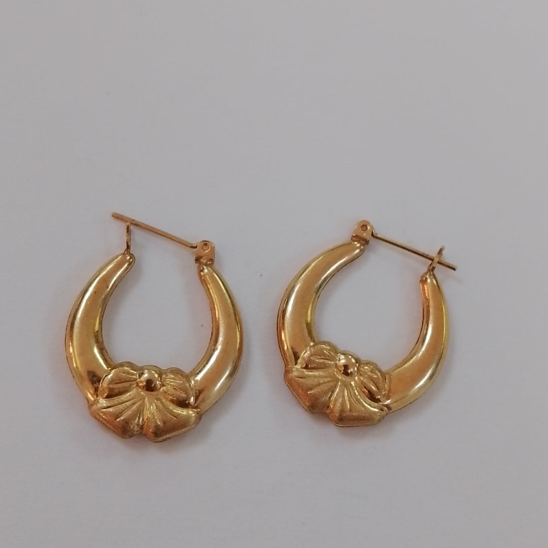 ARRACADAS PAR ORO 14 K 2,30 GRMS (SEMINUEVO)