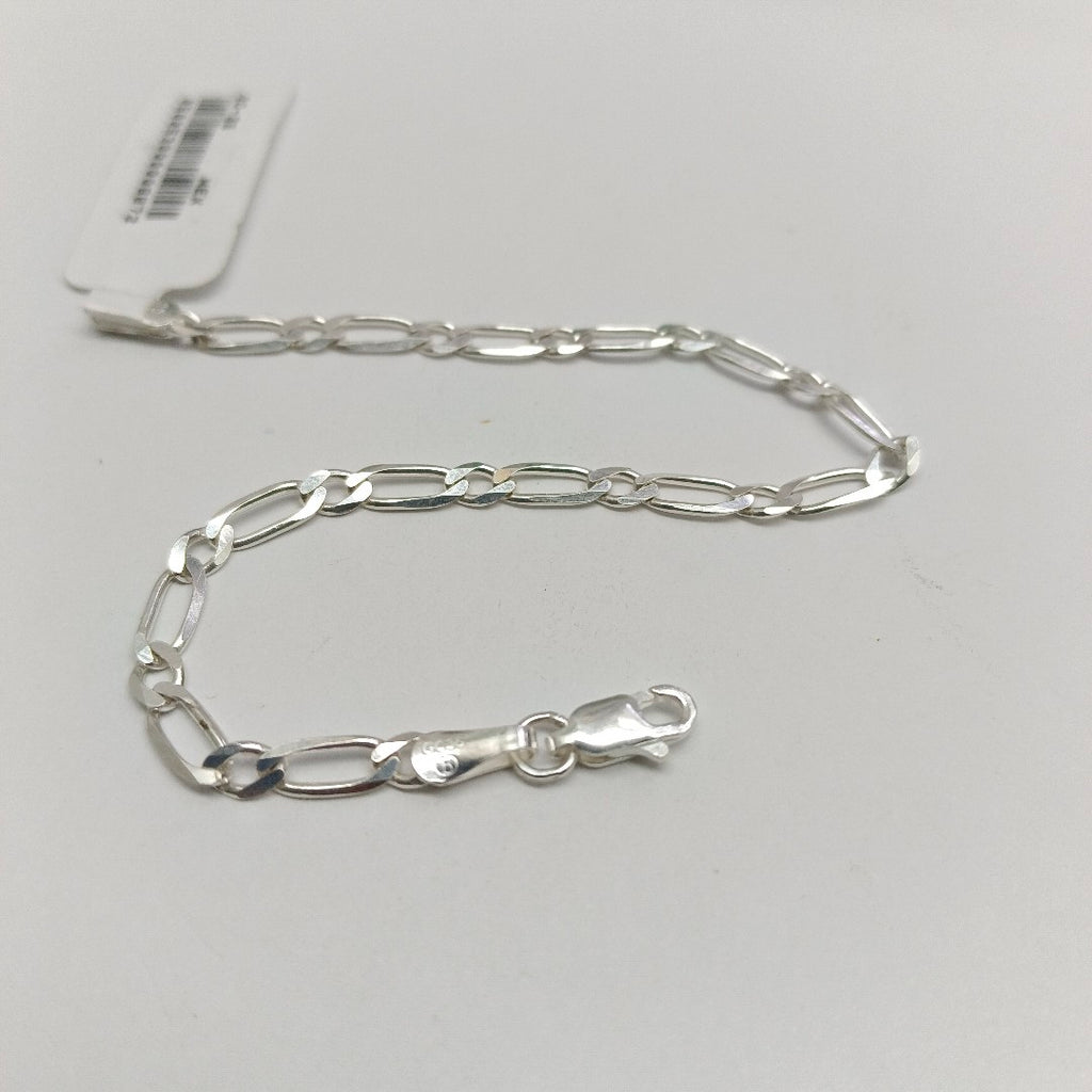 PULSERA TEJIDO 1X1 PLATA .925 18 CM 3.5 GR (NUEVO)