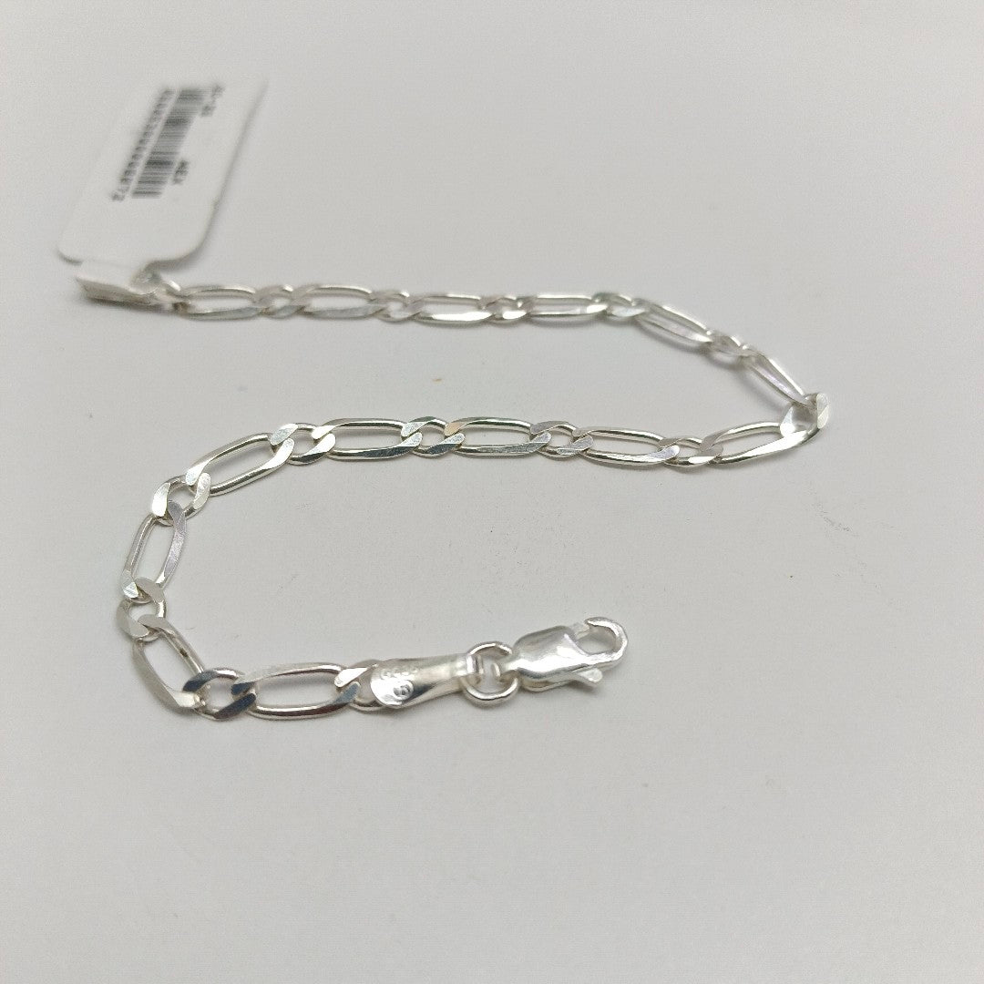 PULSERA TEJIDO 1X1 PLATA .925 18 CM 3.5 GR (NUEVO)