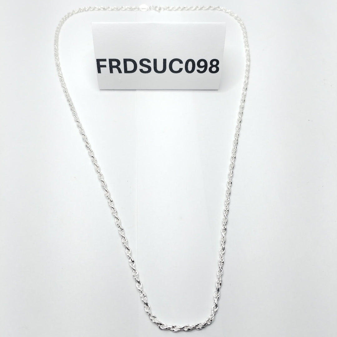 CADENA TORZAL PLATA .925 55 CM 9.52 GR (NUEVO)