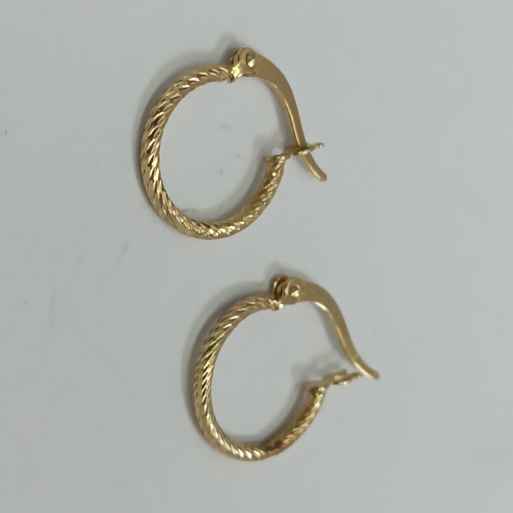 ARRACADAS PAR ORO 14 K 0.9 GRMS (SEMINUEVO)