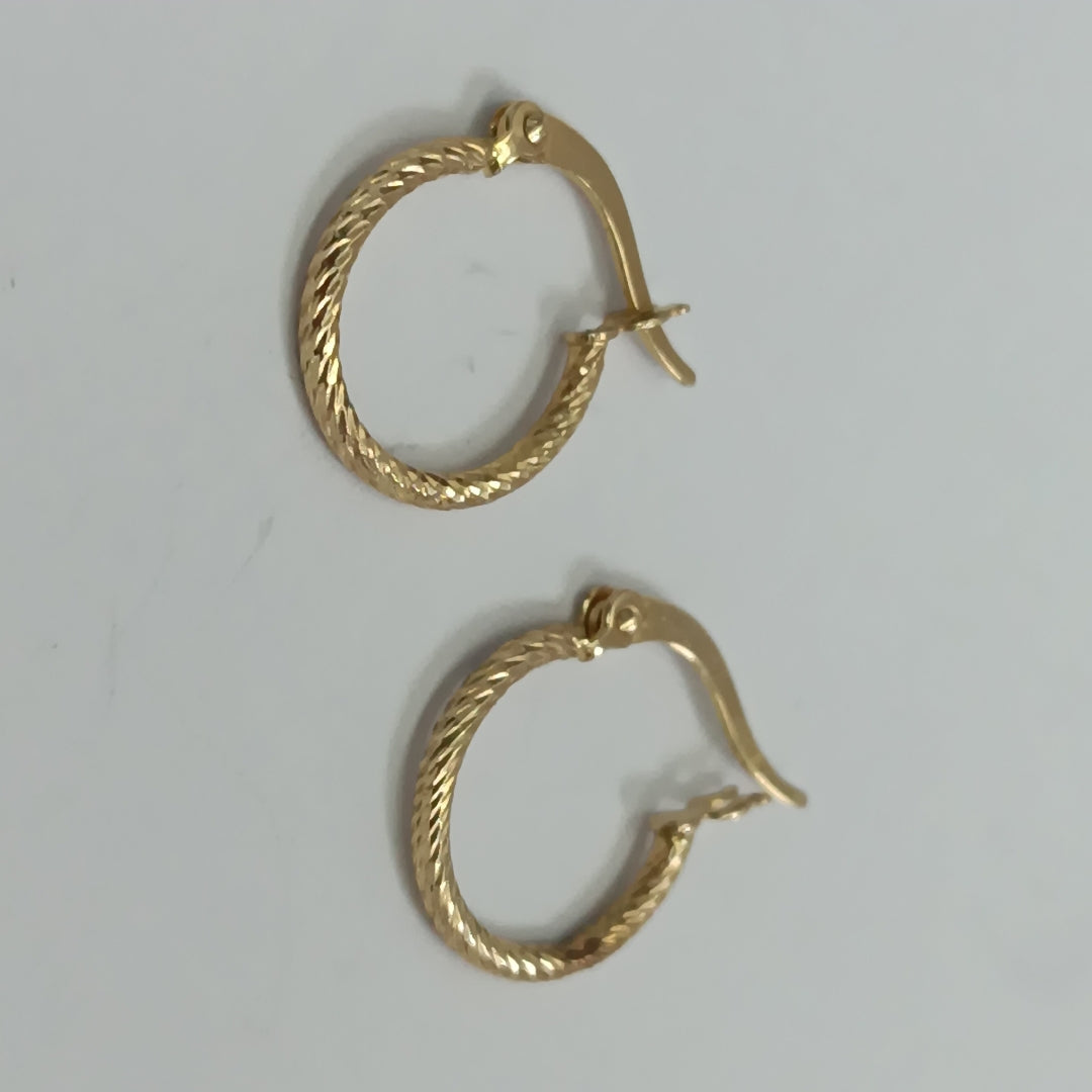 ARRACADAS PAR ORO 14 K 0.9 GRMS (SEMINUEVO)