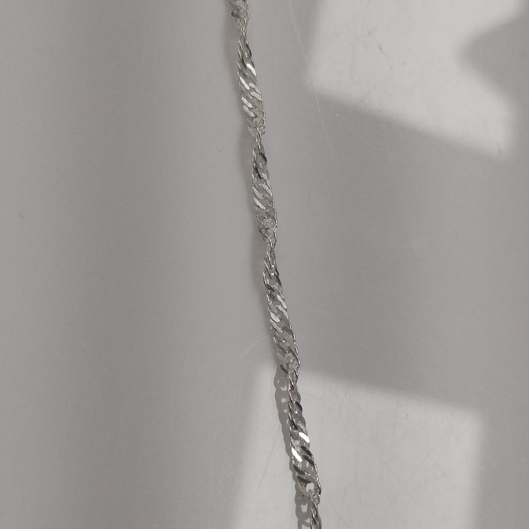 CADENA MEDIO TZL PLATA .925 55 CM 4.12 GR (NUEVO)