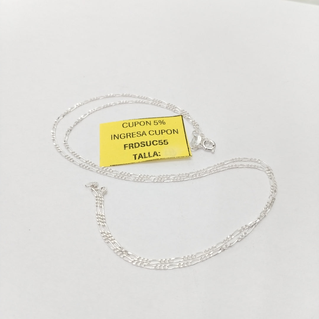 CADENA TEJIDO 3X1 PLATA .925 55 CM 2.2 GR (NUEVO)
