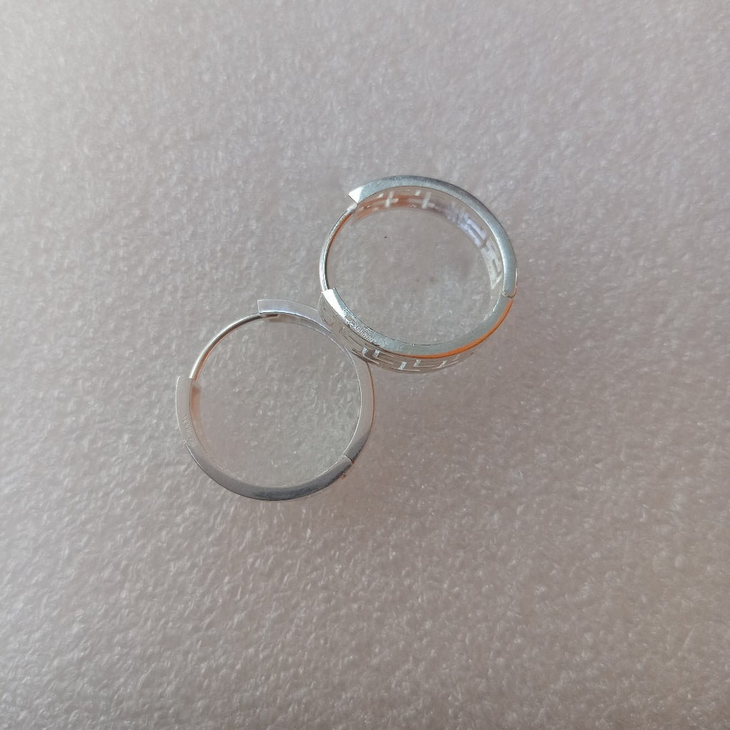 ARETES ARRACADAS GRECAS PLATA .925 4.13 GR (NUEVO)