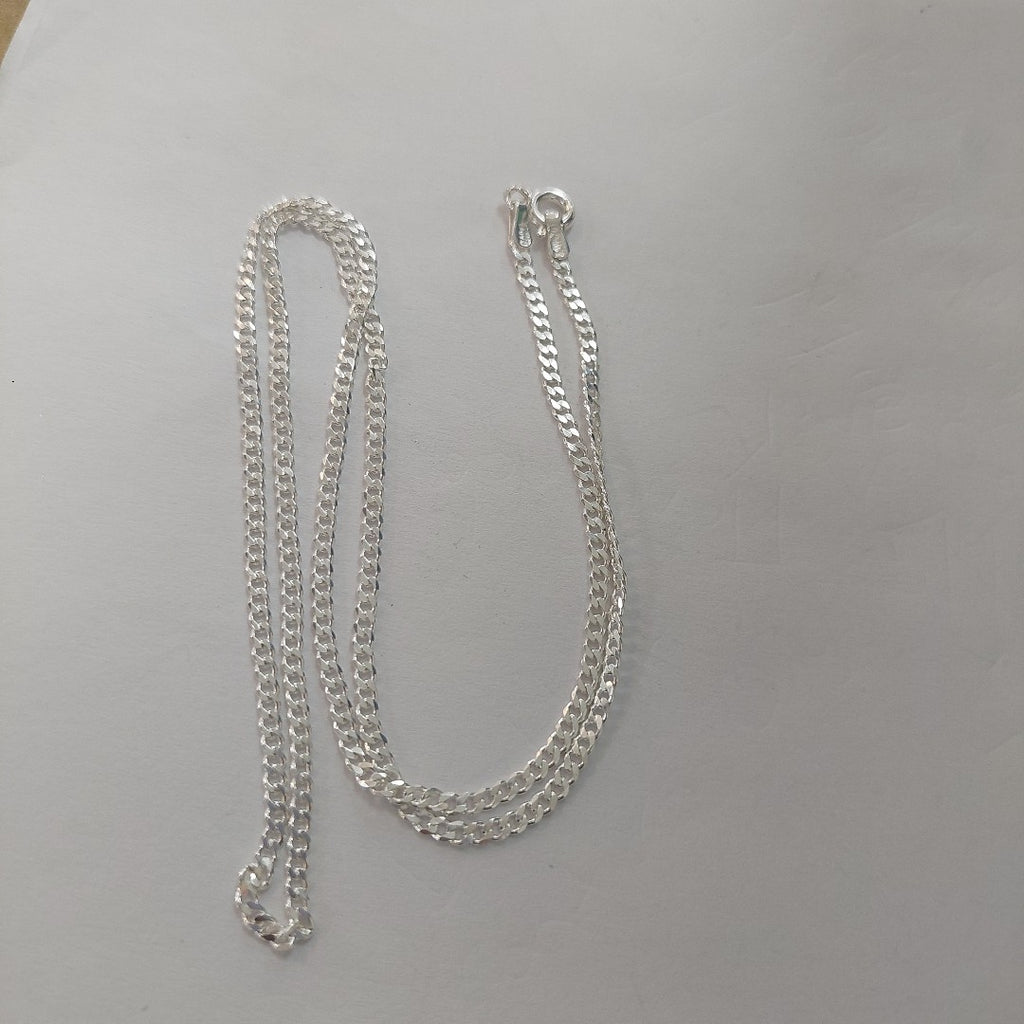 CADENA BARBADA PLATA .925 50 CM 5.23 GR (NUEVO)
