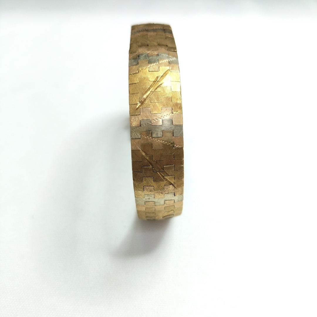 PULSERA ORO, ORO COMBINADO 18 K 32 GRMS (SEMINUEVO)