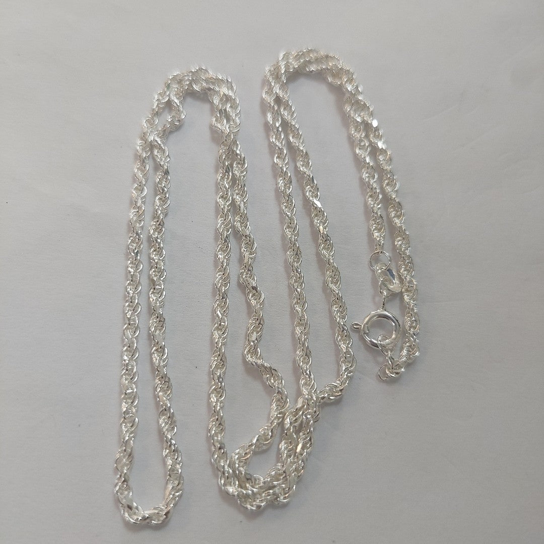 CADENA TORZAL PLATA .925 60 CM 10.52 GR (NUEVO)