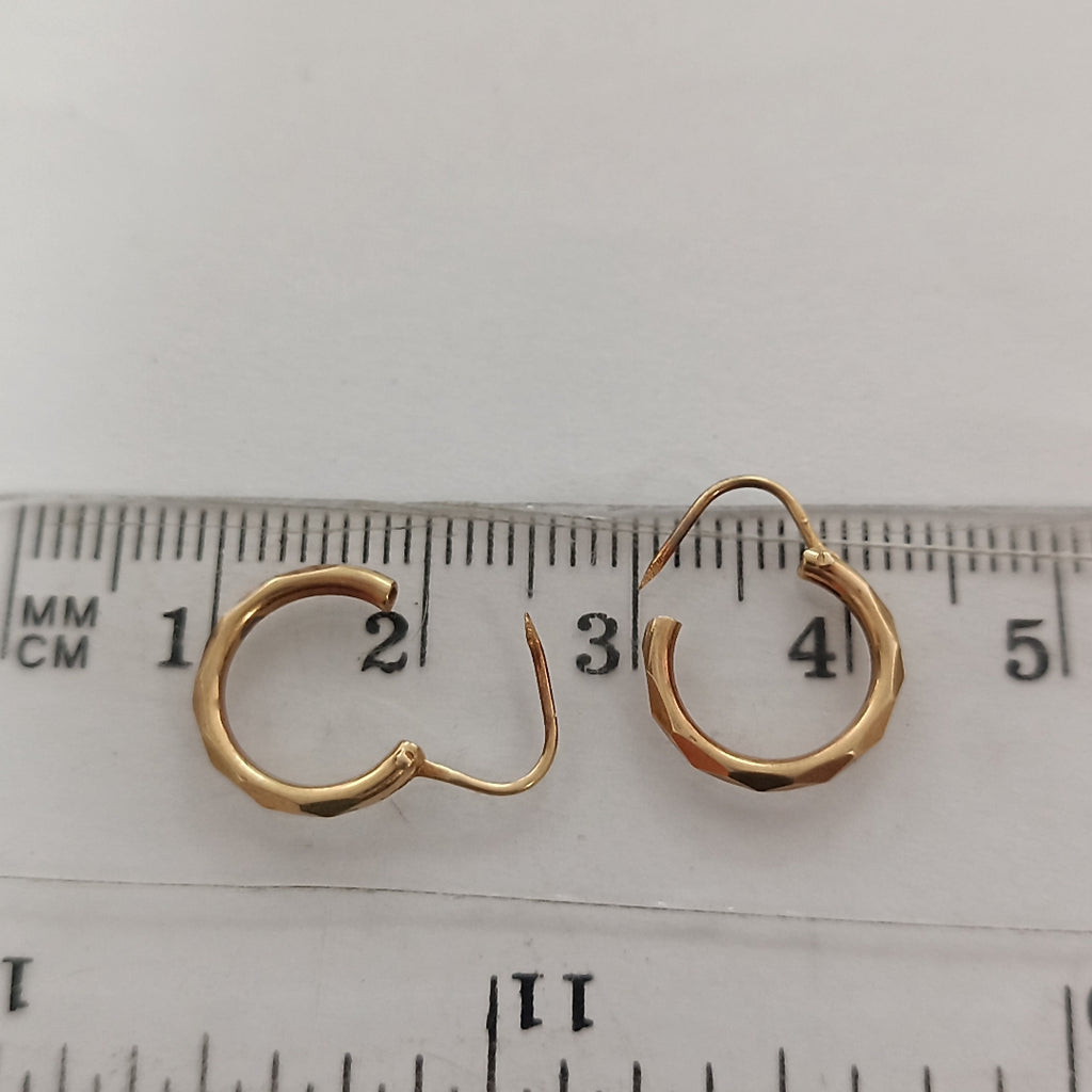 ARRACADAS PAR ORO 18 K 0.8 GRMS (SEMINUEVO)