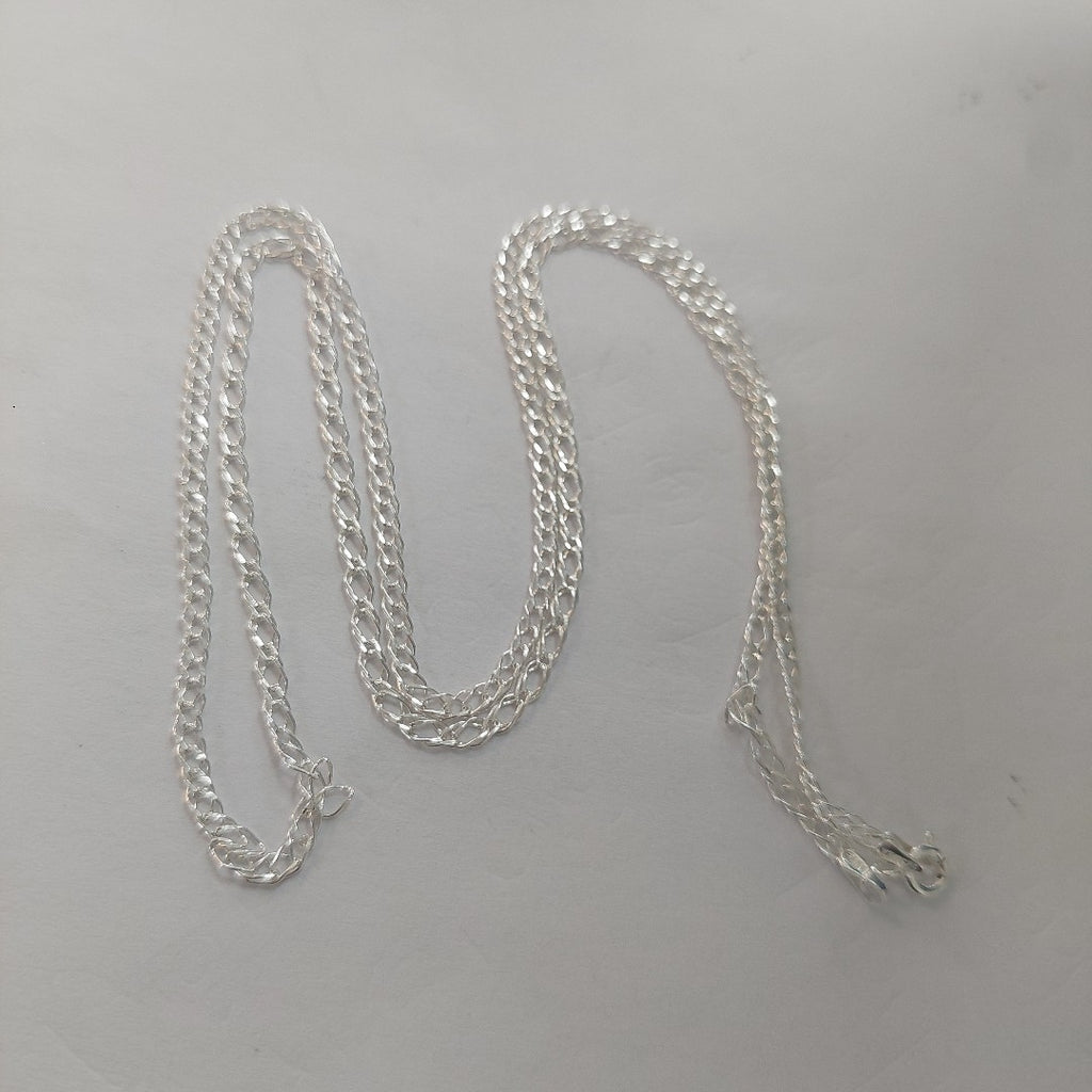 CADENA DOBLE ESLABON PLATA .925 60 CM 4.13 GR (NUEVO)
