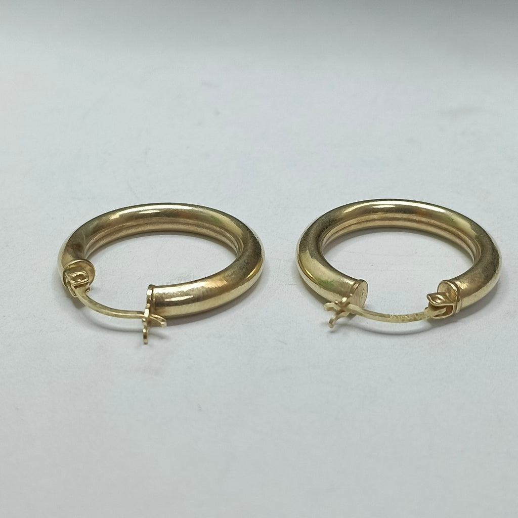 ARRACADAS PAR ORO 14 K 3.5 GRMS (SEMINUEVO)