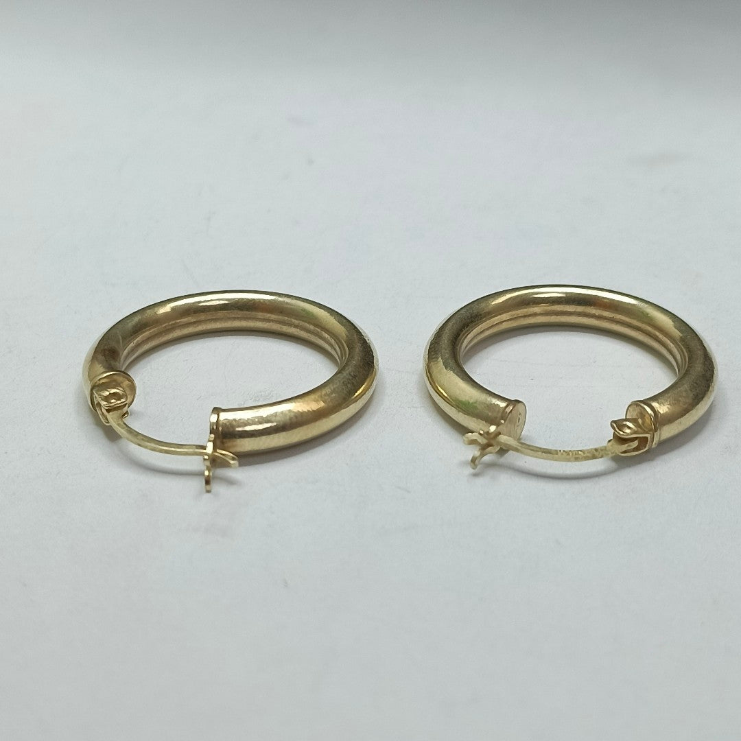 ARRACADAS PAR ORO 14 K 3.5 GRMS (SEMINUEVO)