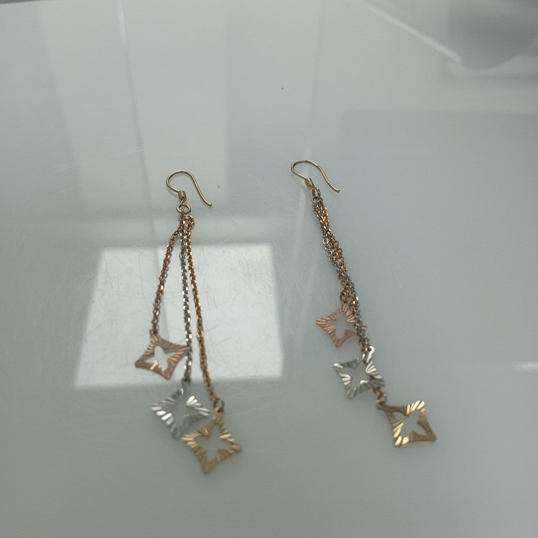 ARETES PAR ORO 10 K 2,20 GRMS (SEMINUEVO)