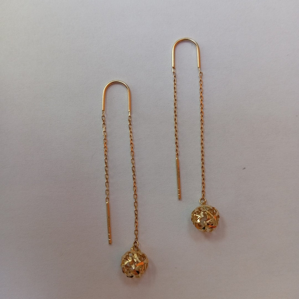 BROQUELES ORO 14K 1.6 (NUEVO)