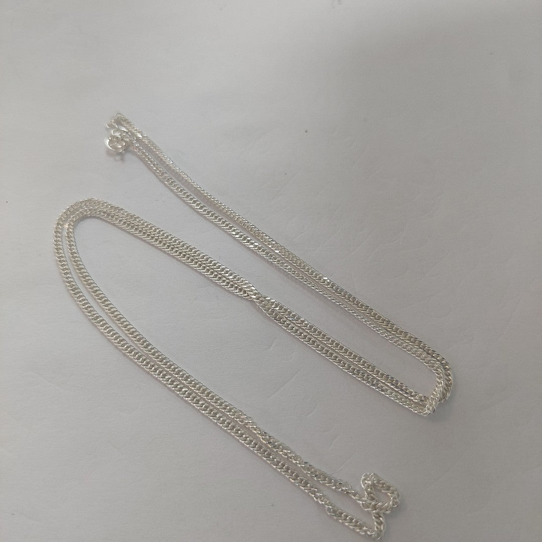 CADENA BARBADA PLATA .925 60 CM 5.02 GR (NUEVO)