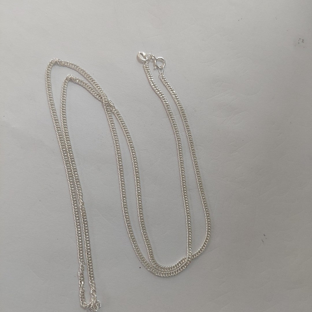 CADENA BARBADA PLATA .925 60 CM 5.02 GR (NUEVO)