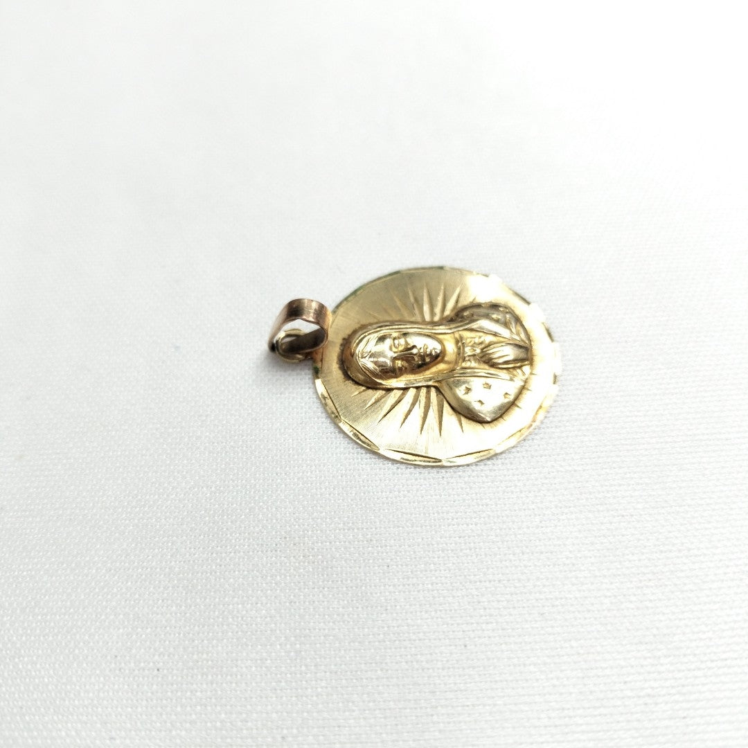 MEDALLA RELIGIOSA ORO 14 K 3 GRMS (SEMINUEVO)