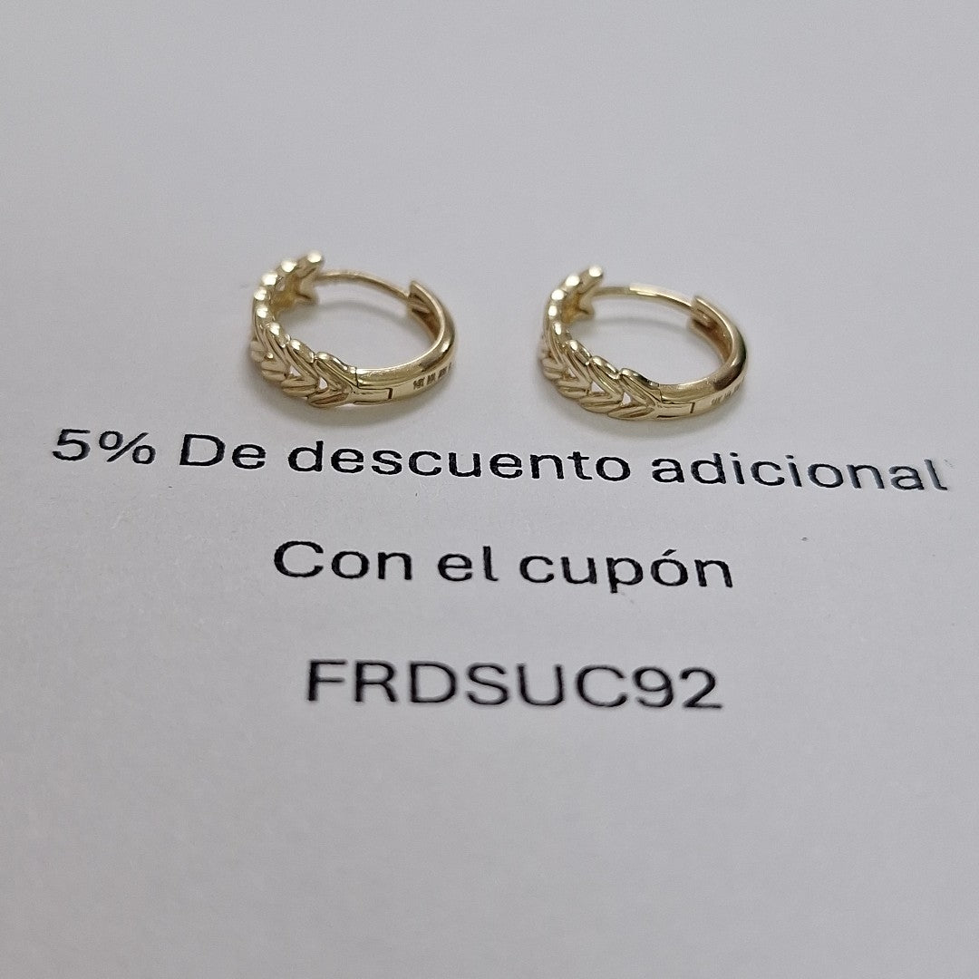 HUGGIES ORO 14K 1.3 (NUEVO)