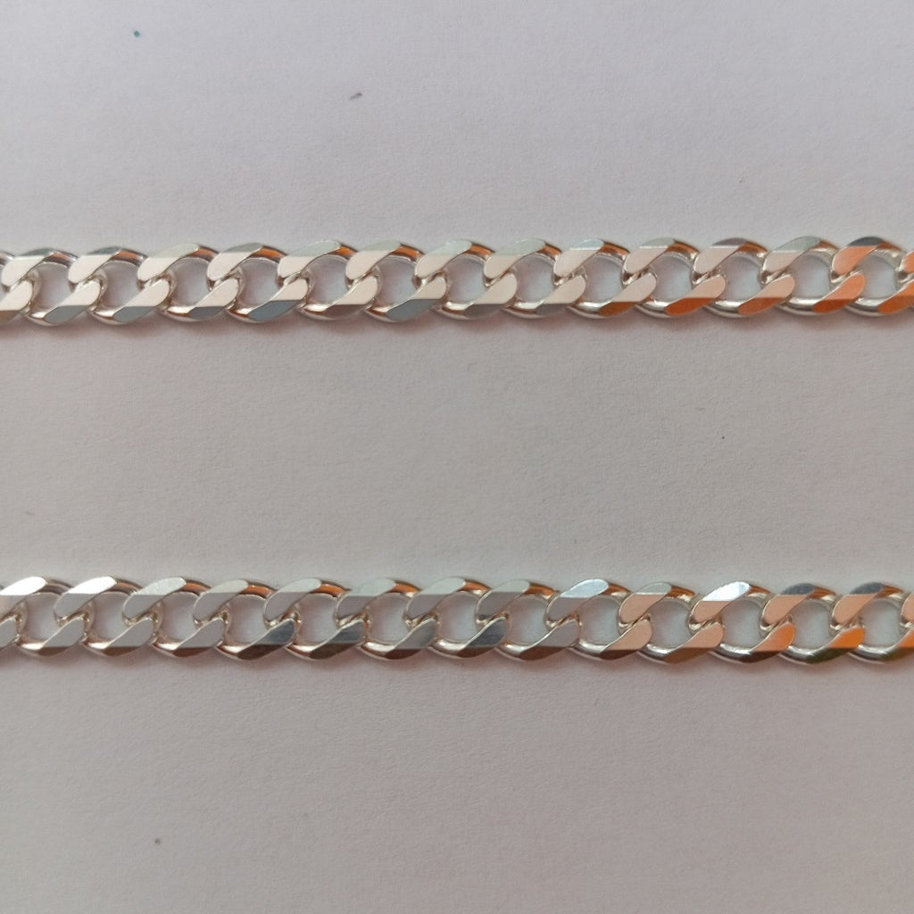 PULSERA BARBADA PLATA .925 21 CM 7.03 GR (NUEVO)