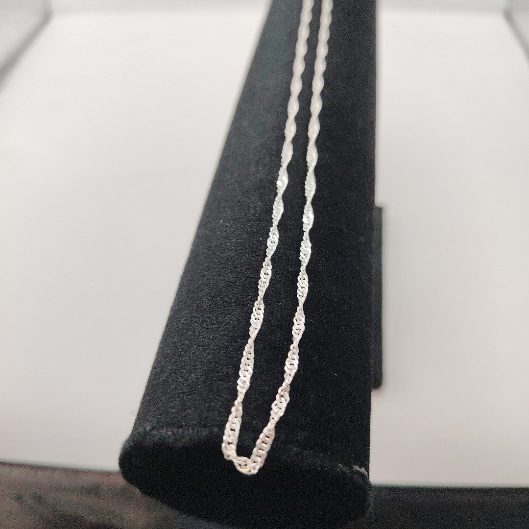 CADENA MEDIO TZL PLATA .925 55 CM 4.22 GR (NUEVO)