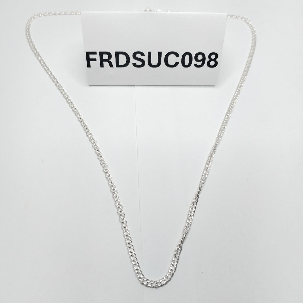 CADENA TEJIDO ESLABONES PLATA .925 50 CM 3.9 GR (NUEVO)