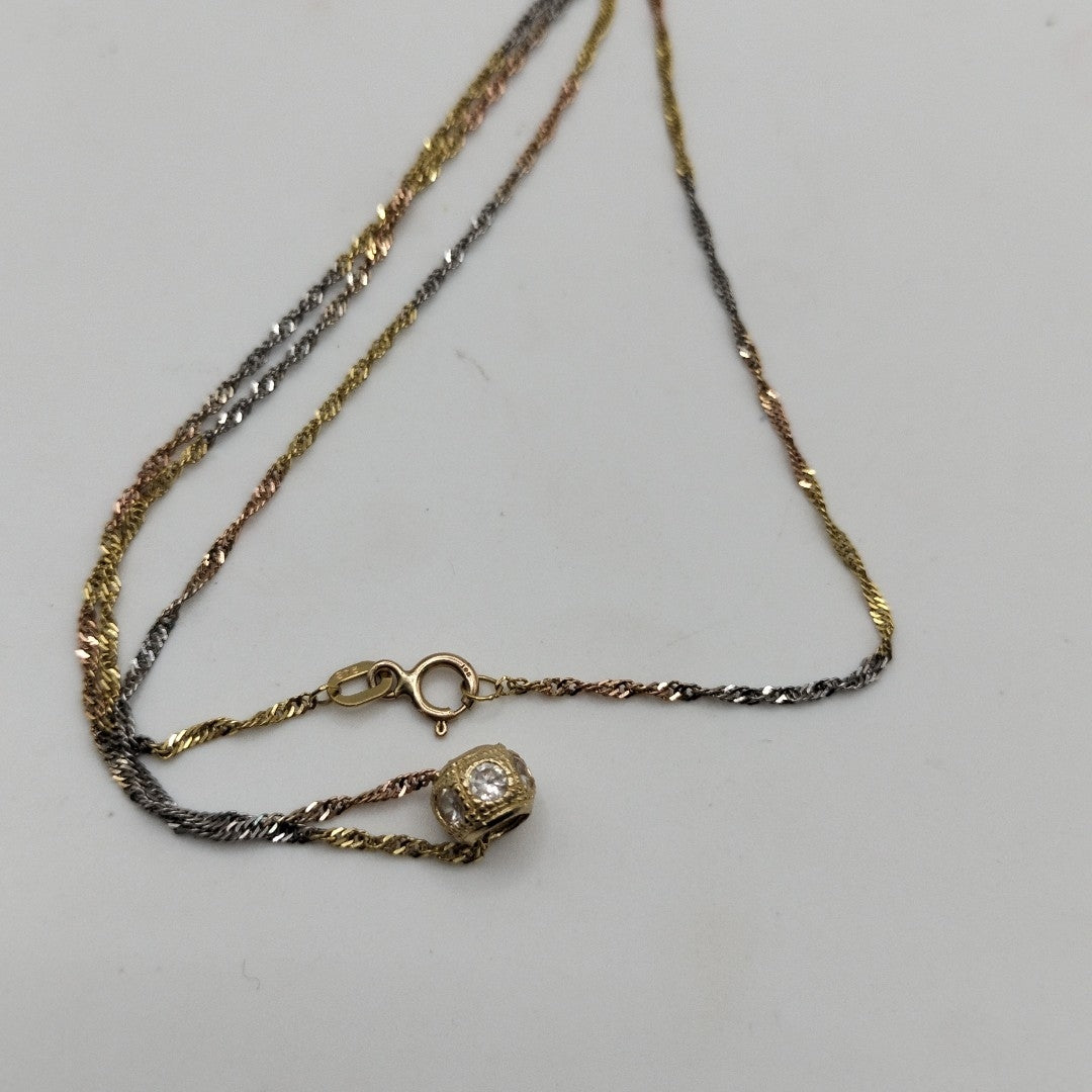 CADENA ORO 14 K 2,20 GRMS (SEMINUEVO)