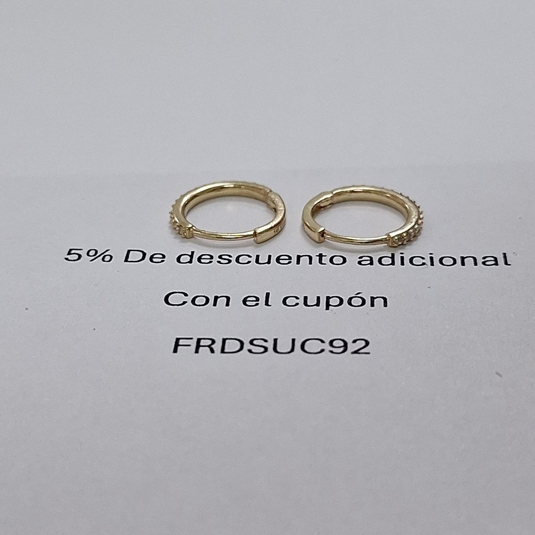 HUGGIES ORO 14K 1.3 (NUEVO)