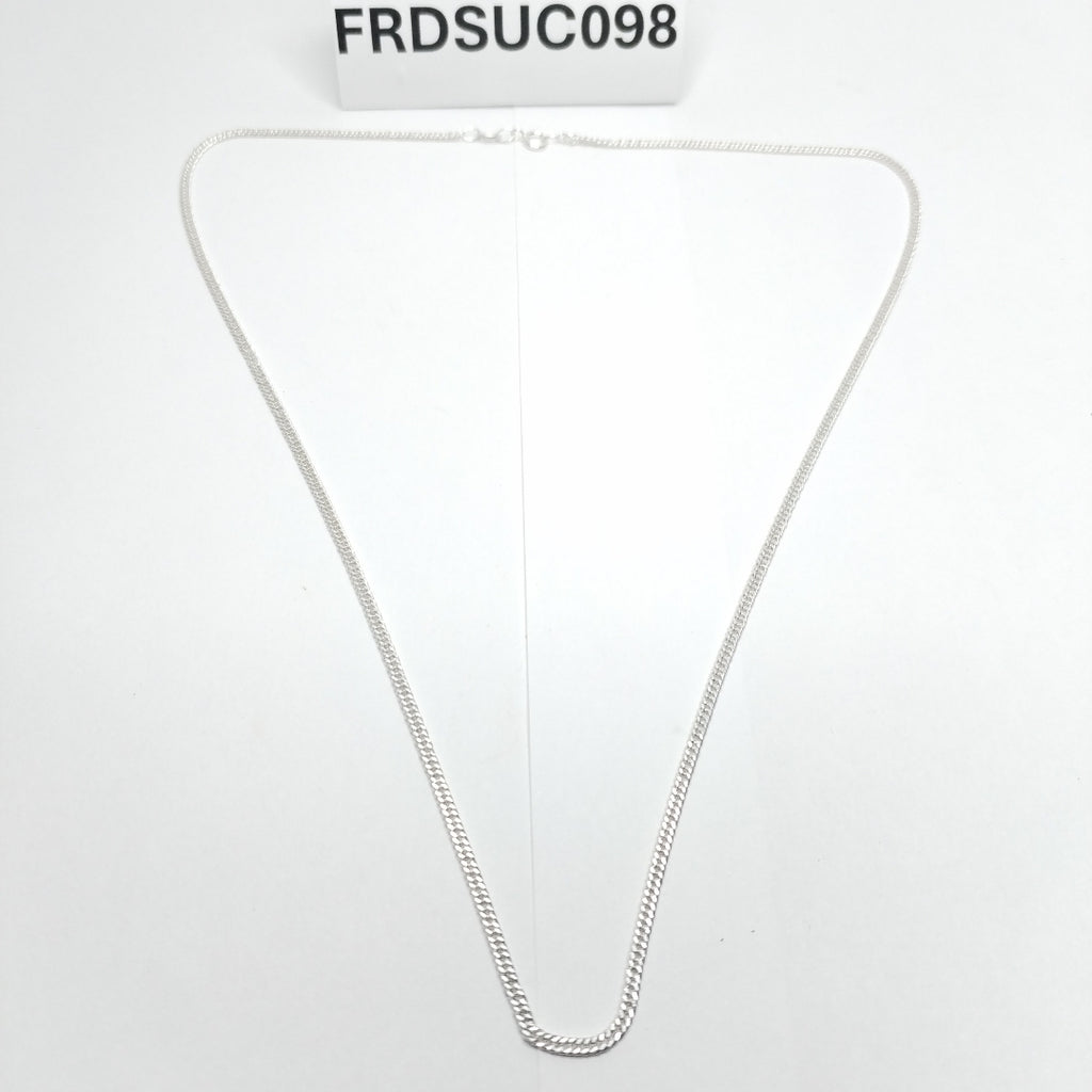 CADENA BARBADA PLATA .925 50 CM 4.12 GR (NUEVO)