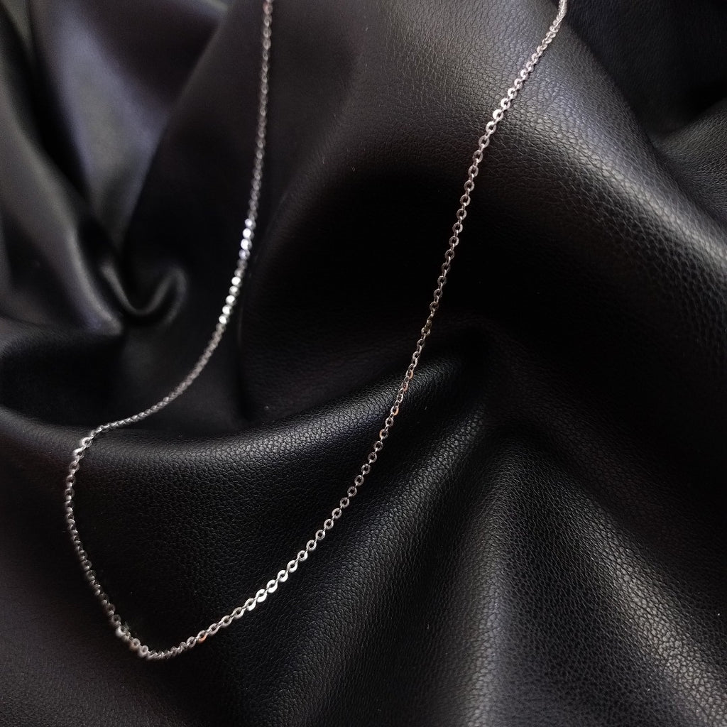 CADENA ORO BLANCO 14 K 1.1 GRMS (SEMINUEVO)