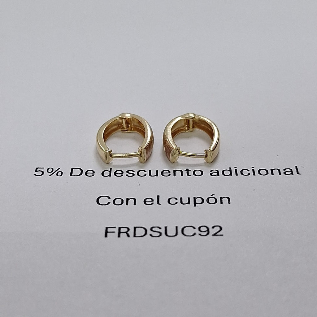 HUGGIES ORO 14K 1.1 (NUEVO)