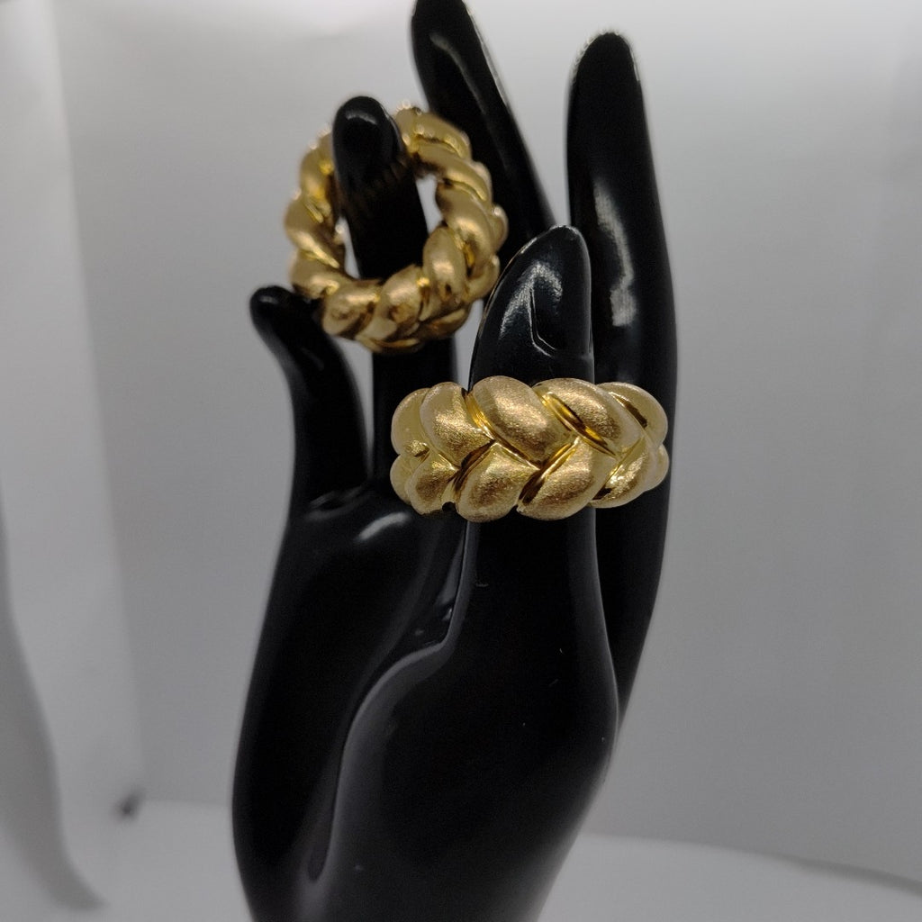 ARRACADAS PAR ORO 14 K 11.7 GRMS (SEMINUEVO)