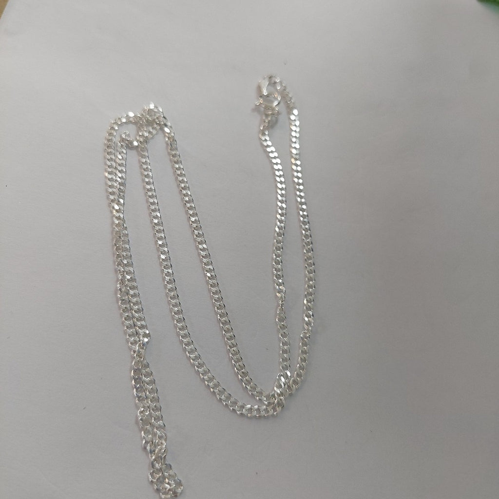 CADENA BARBADA PLATA .925 55 CM 5.83 GR (NUEVO)