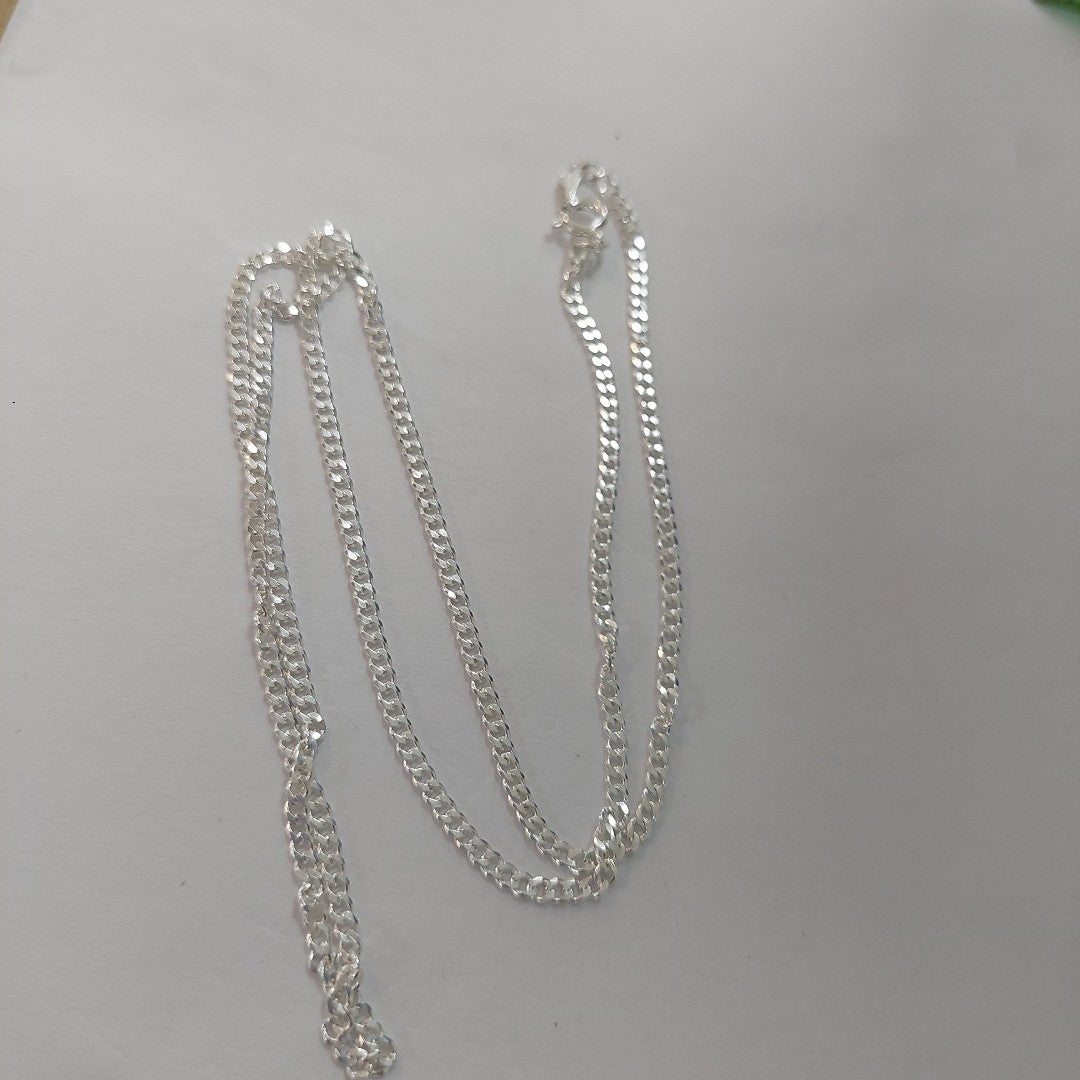 CADENA BARBADA PLATA .925 55 CM 5.83 GR (NUEVO)