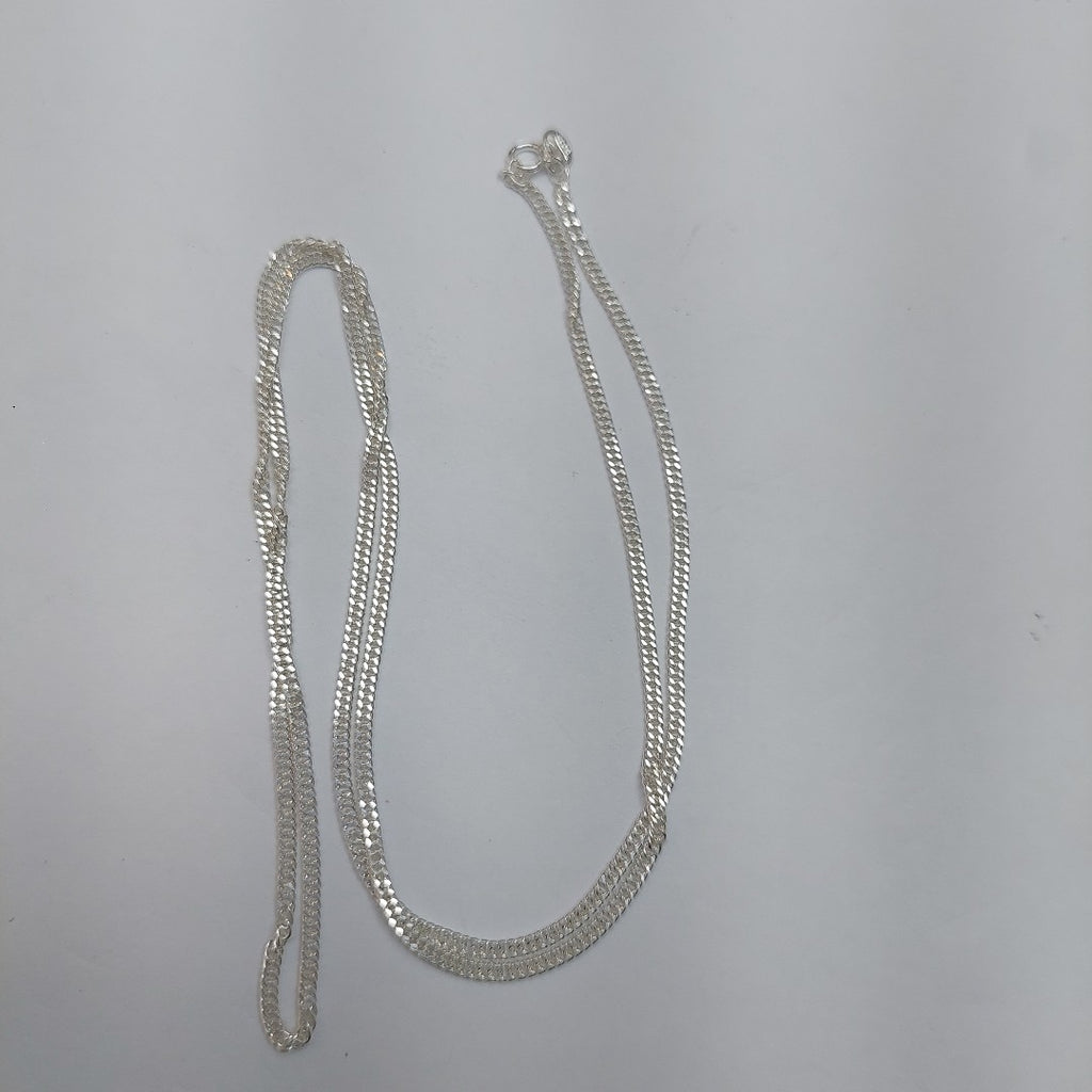 CADENA BARBADA PLATA .925 60 CM 5.02 GR (NUEVO)