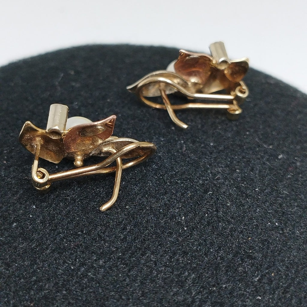 ARETES PAR ORO 14 K 4.1 GRMS (SEMINUEVO)