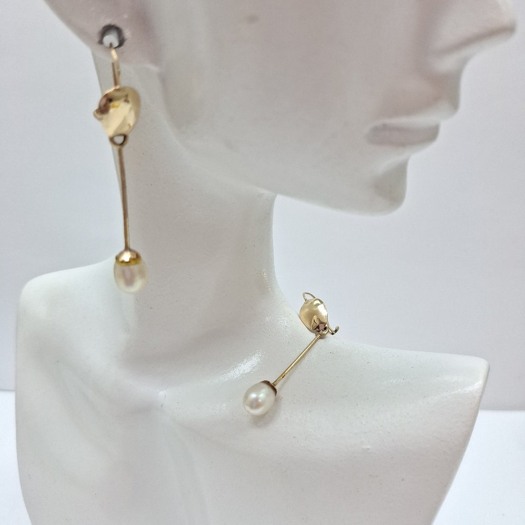 ARETES PAR ORO 14 K 1.9 GRMS (SEMINUEVO)