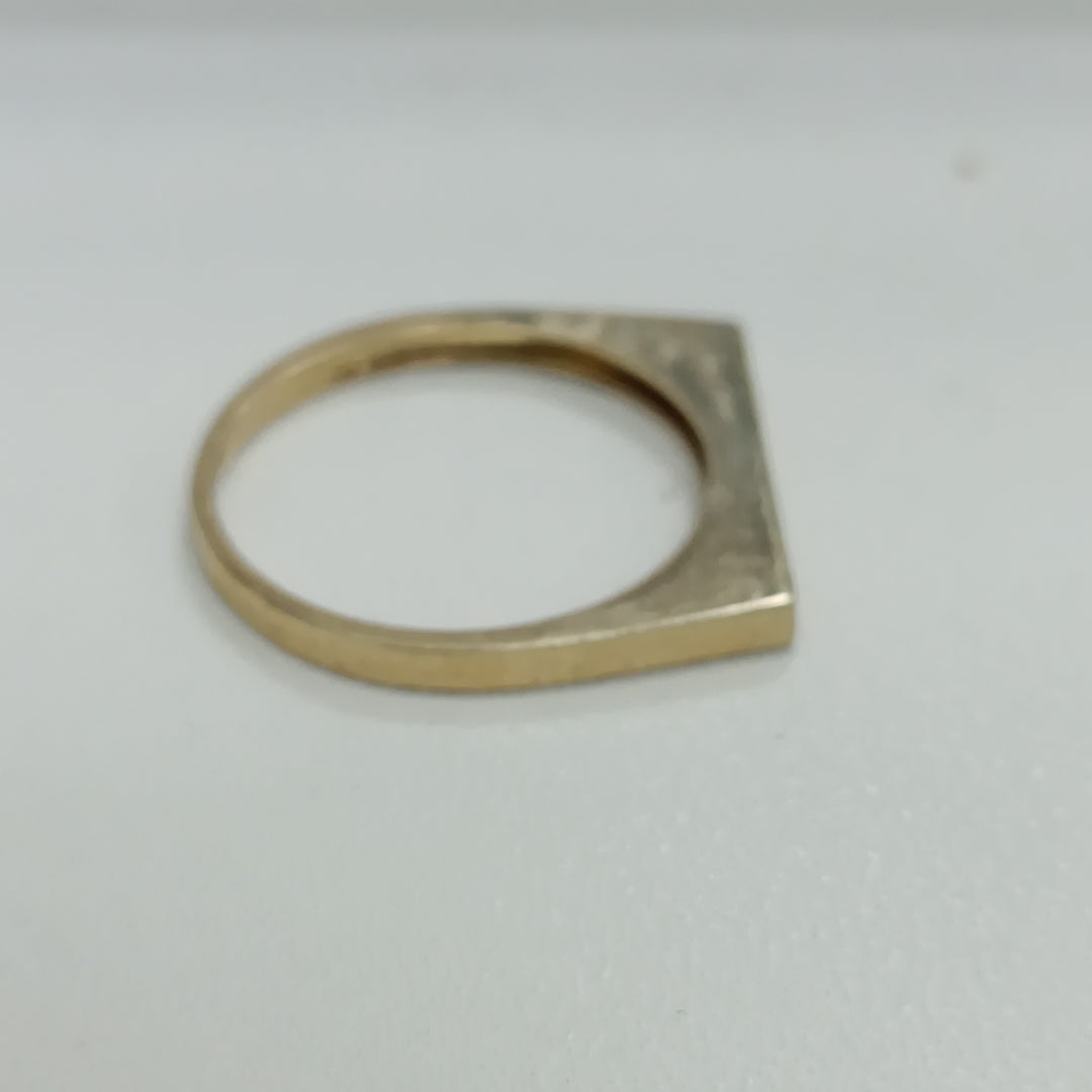 ANILLOS C/CIRCONIA ORO 10K TALLA 9 2.1 GR (NUEVO)