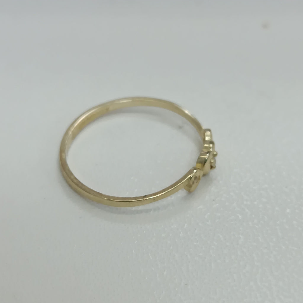 ANILLOS FIG CORAZON ORO 10K TALLA 8 0.9 GR (NUEVO)