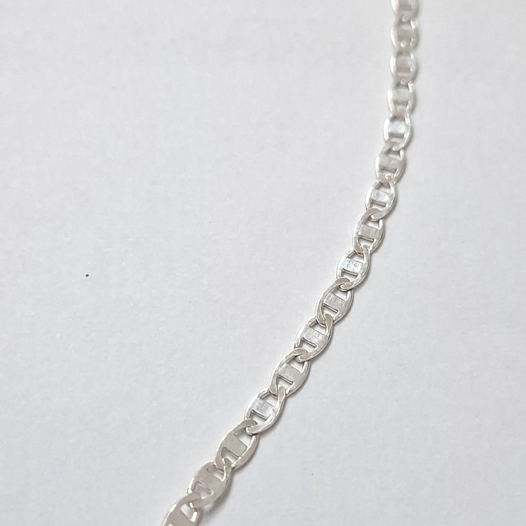 CADENA TEJIDO ESPEJO PLATA .925 55 CM 3.8 GR (NUEVO)