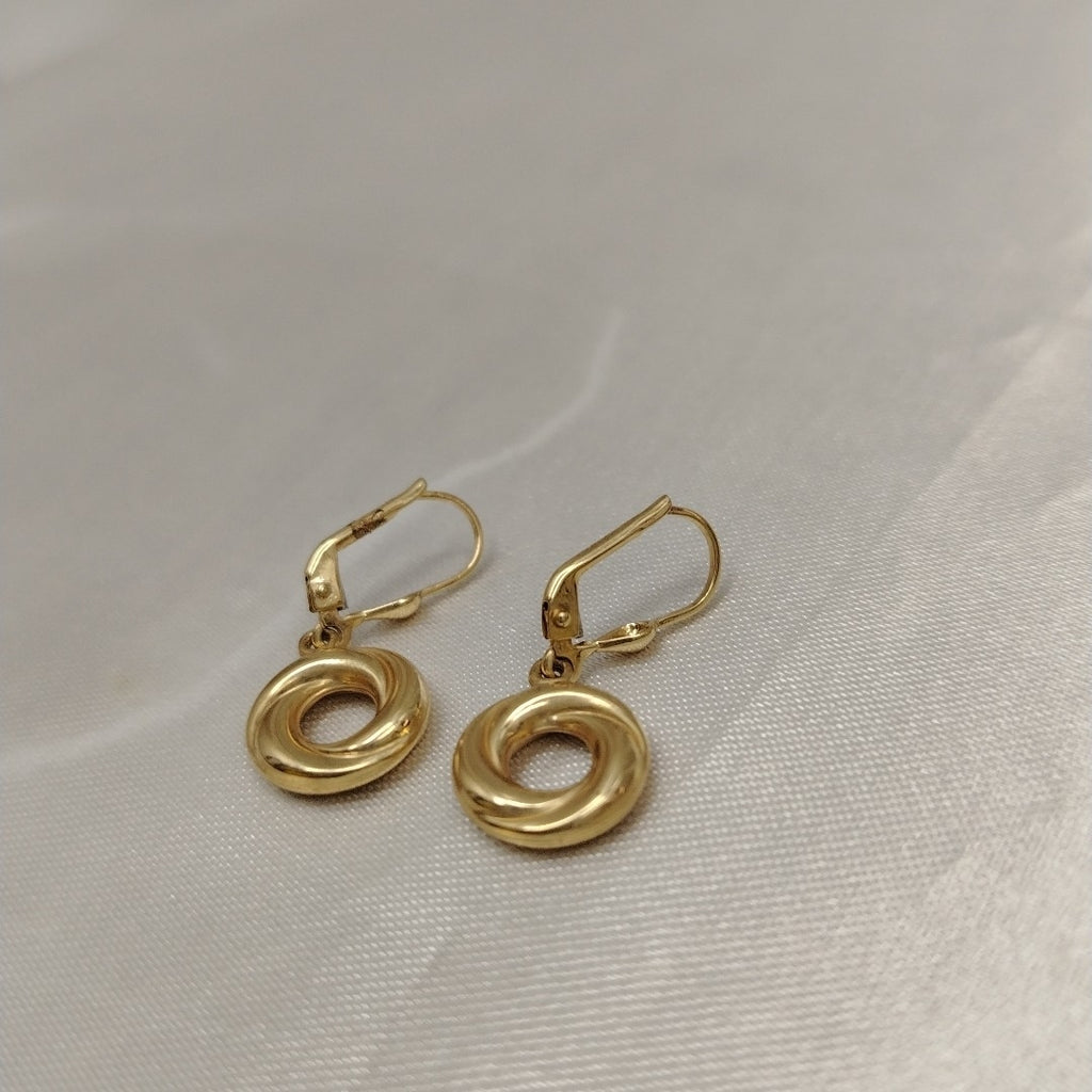 BROQUELES ORO 14K 2.6 (NUEVO)