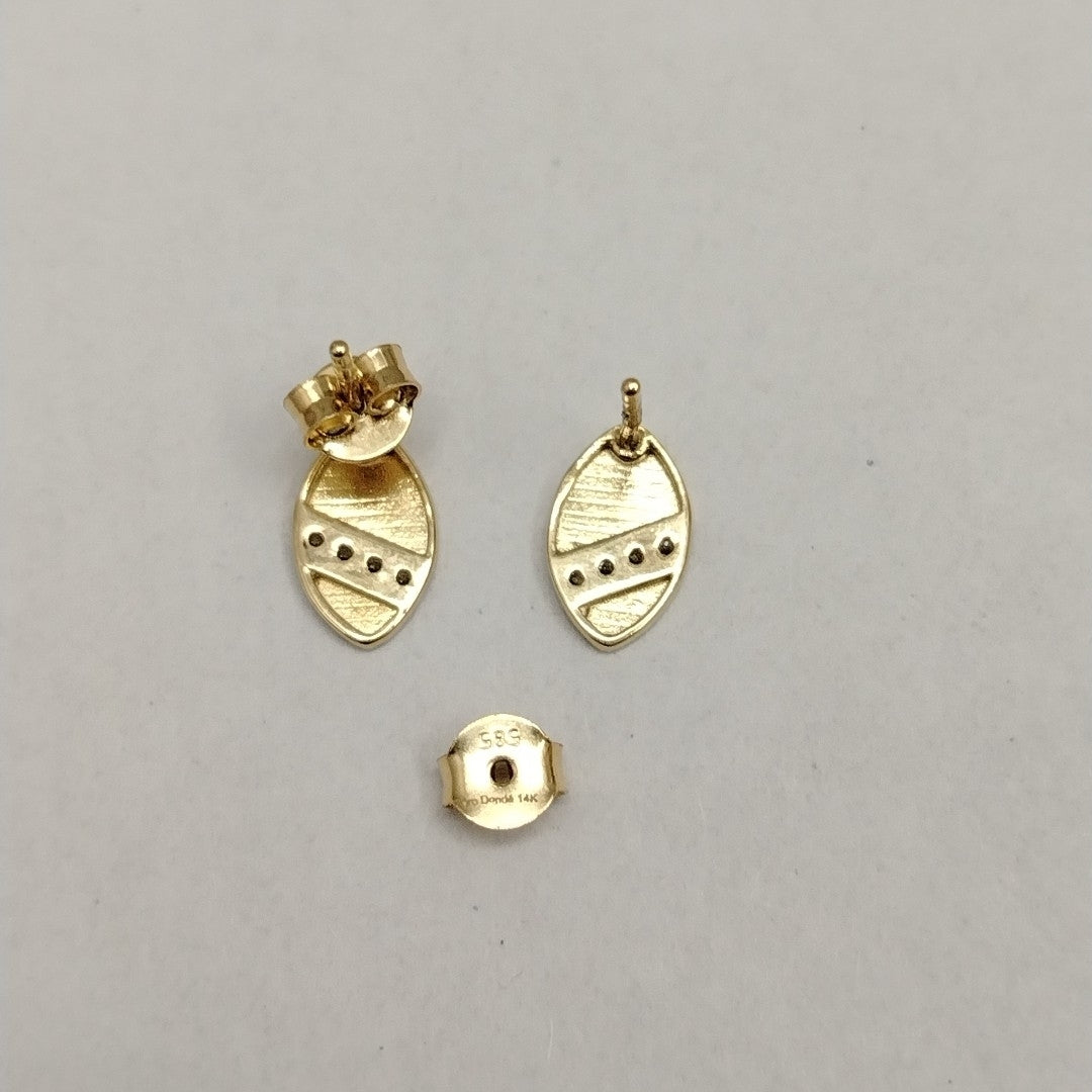 BROQUELES ORO 14K 1.3 (NUEVO)