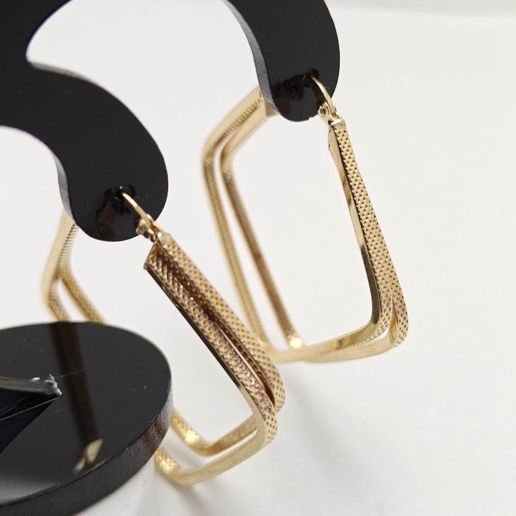 ARRACADAS PAR ORO 14 K 4,20 GRMS (SEMINUEVO)
