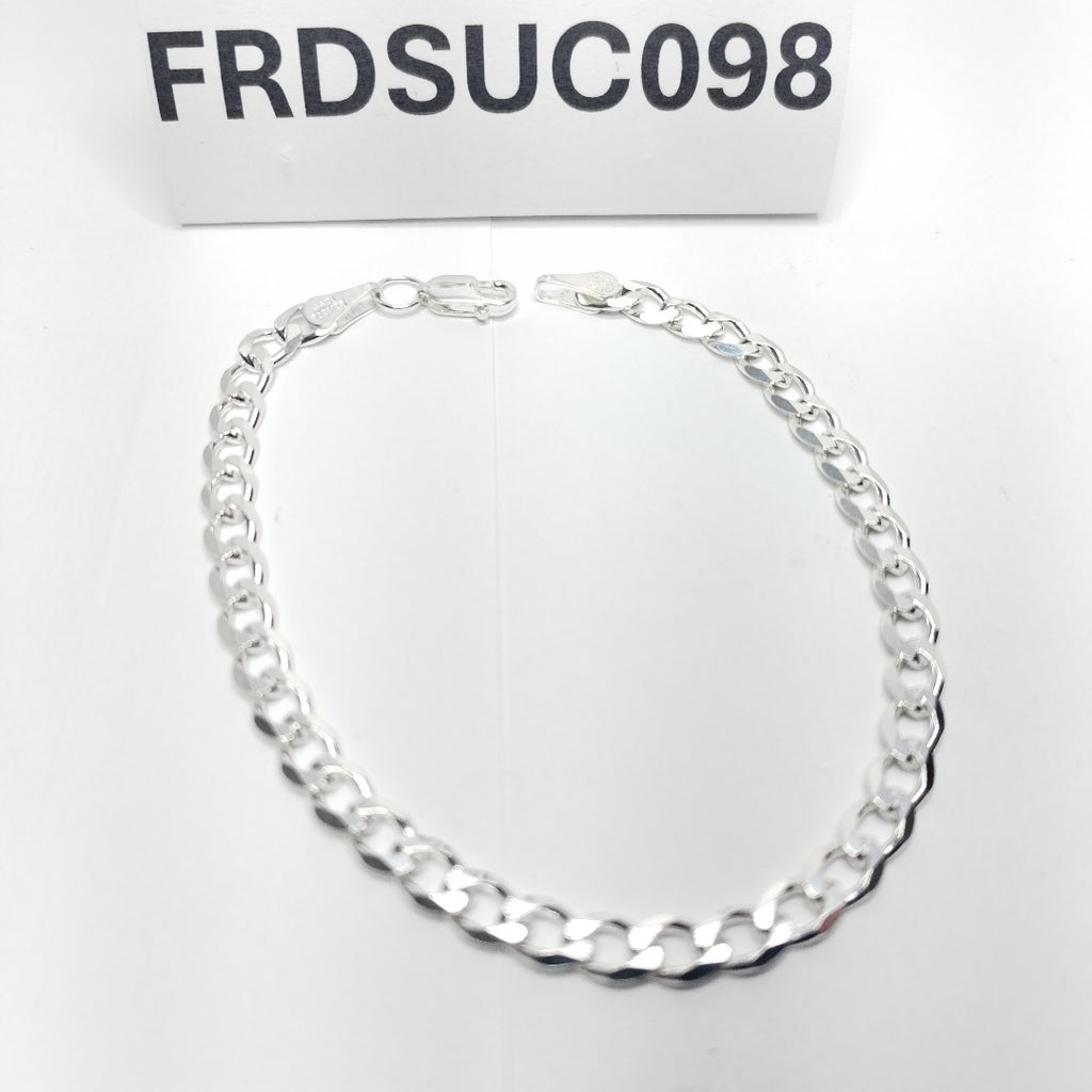 PULSERA BARBADA PLATA .925 18 CM 5.93 GR (NUEVO)